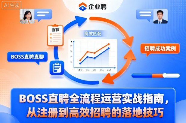 BOSS直聘全流程运营实战指南,从注册到高效招聘的落地技巧-摇钱述